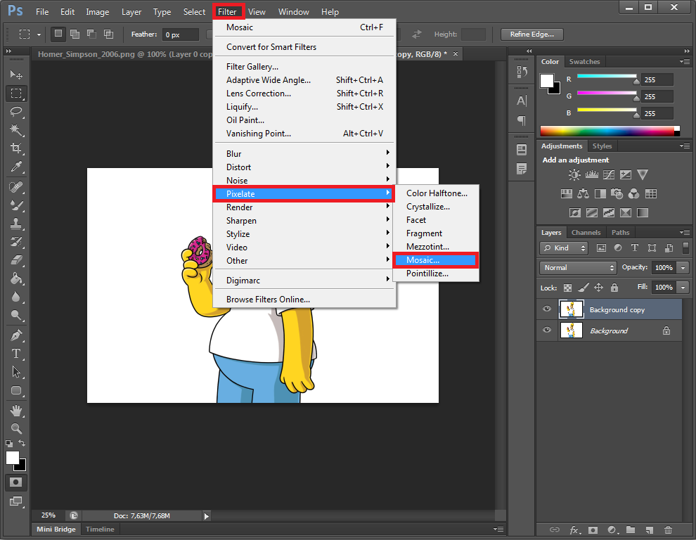 How To Censor Pixelate In Photoshop