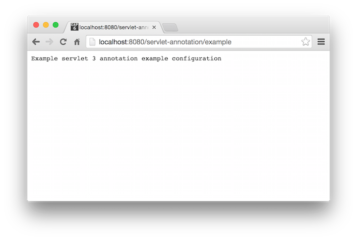 Servlet 3 Annotation Configuration Example
